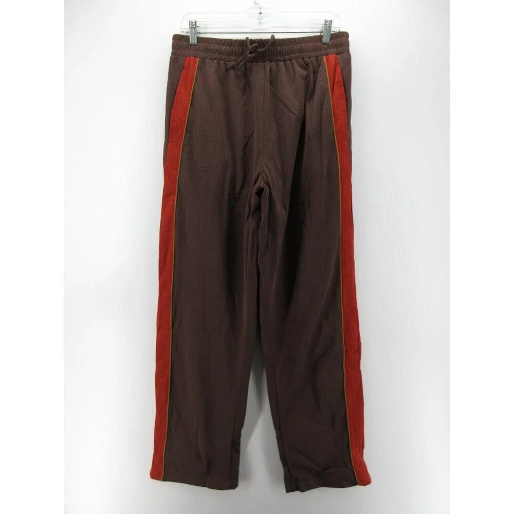 Stacy Adams Pants XL Track Warm Up Mesh Athleisure Drawtsring NEW